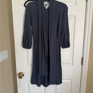 A Pea in the Pod Charcoal Maternity dress